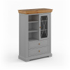 Vitrína MARONE Elite Grey 04 z masívneho dreva
