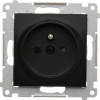 Contact-Simon Simon 54 Plug Socket s uzemněním a clony (modul) 16A 250V šroubové svorky černé rohož DGZ1Z.01/49