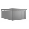 BIOHORT CasaNova 4x6, sivý kremeň metalíza, záves dverí vpravo