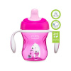 CHICCO Hrnček Training s držadlami 200 ml ružový 6m+ 13x13x8 ružová