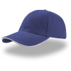 Atlantis Headwear Kšiltovka Liberty Sandwich, 6 panelová COT33000588899-royal/white Modrá/bílá UNI