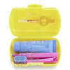 Curaden International AG CURAPROX Travel set žltý (1x zubná kefka, 2x medzizubná kefka CPS, 1x zubná pasta 10 ml) 1x1 set