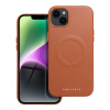 Roar Kožený kryt Mag Case - iPhone 14 Plus Brown