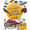 Velká kniha samolepek - Auta, motorky, lodě...
