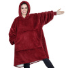 Huggle Hoodie-1026 Unisex mikina, Deka, UNI, červená