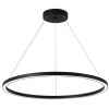 IMMAX NEO FINO SMART závesné svietidlo 1 kruh, 80cm, 60W, čierne, Zigbee 3.0, TUYA