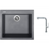 Set Sinks CUBE 560 Titanium + batéria Sinks SLIM S2 kartáčovaná