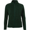 James & Nicholson Mikina JN 781 na zip, mikrofleecová, dámská COT02078102813-dark green 3XL Zelená tmavá