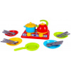 Teddies sada nádobí s vařičem plast 22x16cm s doplňky
