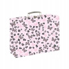 Oxybag Kufrík lamino hranatý A4 - OXY NEXT Butterfly pink