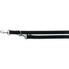 Vodítko Trixie Premium, nastavitelné, dvojité - černé, 2mx10mm