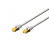 Digitus DK-1644-A-200 patch, Cat6A, S/FTP (PiMF), LSOH, 20m, šedý