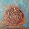 Portrét,maľba-reliéf,olej a špeciálna technika/- František Kučo,,orginálny,ručne maľovaný obraz. L (do veľkosti 95x95cm) Viac farieb