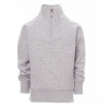 PAYPER ZICO+ MELANGE 000003-P093 / Detská mikina s polozipsom - melange grey 110-116