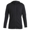 Icebreaker 260 Quantum IV LS Zip Hoodie barva black velikost M