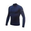 SENSOR MERINO ACTIVE pánské triko dl.rukáv stoják zip deep blue 22200015-03