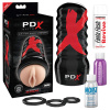 PDX Elite Air-Tight Pussy - manuálna sacia umelá vagína (prírodná)