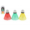 Bedmintonové košíky – farebné, 3 ks, plast (v blistri 11 × 21 cm)