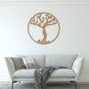 drevo zivota Drevený strom na stenu SILUETA Farebný vzor: Buk, Rozmery (cm): 60