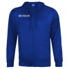 Givova Tréningová mikina Full Zip 500, modrá Veľkosť: 2XL
