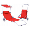 Záhradné lehátko - Turistický deckchair so strechou (Turistický deckchair so strechou)