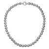 Evolution Group Perlový náhrdelník z pravých riečnych perál šedý 22028.3