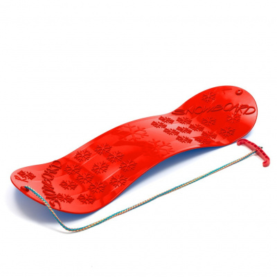 Detský klzák na sneh Baby Mix SNOWBOARD 72 cm červený