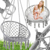 Záhradná hojdačka Bocianie hniezdo, závesná stolička, vankúš s bocianom (HOJDAČKA STORK'S NEST Záhradná závesná stolička Stolička s bocianom Vankúš)