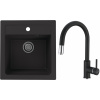 Set Alveus (dřez Atrox 20 Black 91 + baterie Delos Black 91) SETA22283