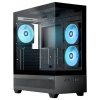 Chieftec GT-01B-OP midi tower PC skrinka čierna 3 predinštalované ventilátory, bočné okno; GT-01B-OP