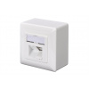 DIGITUS Zásuvka Profi STP 2 port, Cat6 na omietku, LSA, biela DN-9007-S-1