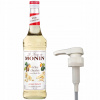 Barmanský sirup MONIN White Chocolate BIELA ČOKOLÁDA 700 ml + Pumpička