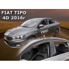 Deflektory - Fiat Tipo Sedan, Htb, Cross od 2016 (+zadné)