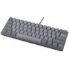 Endorfy Thock V2 Compact Klávesnice, herní, drátová, mechanická, Endorfy Red,US layout, 60% velikost,ARGB, hliníková,USB,šedá EY5A128