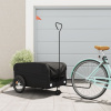 Vozík za bicykel, čierny 45 kg, železo-ForU-94066