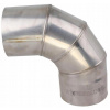 Koleno Ø150 / 90°/ 1 mm, pevné, žiaruvzdorná nerez