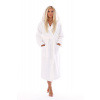 Dámsky župan Athena s kapucňou 3116 white - Vestis XXL