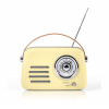 ŠTÝLOVÉ PRENOSNÉ RÁDIO V ŠTÝLE RETRO RÁDIO FM, USB A AUX PORT EASYMAXX
