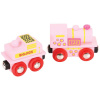 Ružová lokomotíva s tendrom Bigjigs Rail