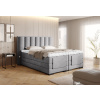 Manželská posteľ VEROS Boxspring | elektrická polohovateľná Látka: Nube 03, Rozmer: 160 x 200