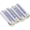akupack - sada nabíjacích batérií Ni-MH 4 mignon (AA) spájkovacia špička v tvare Z Panasonic eneloop Reihe F1x4 126822, 1900 mAh, 4.8 V; 126822