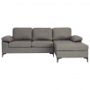 MID.YOU ROHOVÁ SEDACIA SÚPRAVA, textil, sivá - Online Only obývacie izby - 000575036906