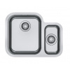 Franke Smart - Drez SRX 160/2, 58x45 cm, nerezová 122.0736.139