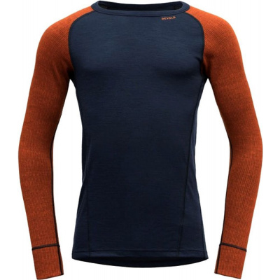 DEVOLD Duo Active Merino 210 Shirt Man Flame/Ink - XXL