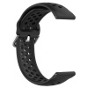 SmartFit Športový silikónový remienok k hodinkám / čierny / šírka 20mm / 661018