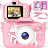 Detský fotoaparát - Digitálny fotoaparát pre deti Unicorn+karta 32 GB Camera 40 MPX Games (DIGITÁLNA KAMERA PRE DETI JEDNOROŽEC + 32GB KARTOVÁ KAMERA 40 MPx HRY)