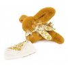 Plyšový zajačik na maznanie Lapin Doudou et Compagnie v darčekovom balení rôzne farby 16 cm od 0 mes