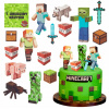 Výtlačok plátku torty MINECRAFT 15 El + DARČEK Tabuľka Nápis