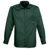 Premier Workwear Pánska košeľa s dlhým rukávom PR200 Bottle -ca. Pantone 560 43 (17)