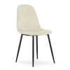 Zamatová jedálenská stolička ASTI béžová Počet stoličiek: 2ks
